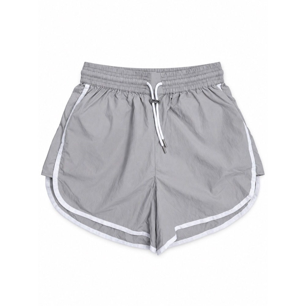 Varley Harmon High Rise Short 2.0 Cast Grey Nylon Athletic Shorts XS NEW